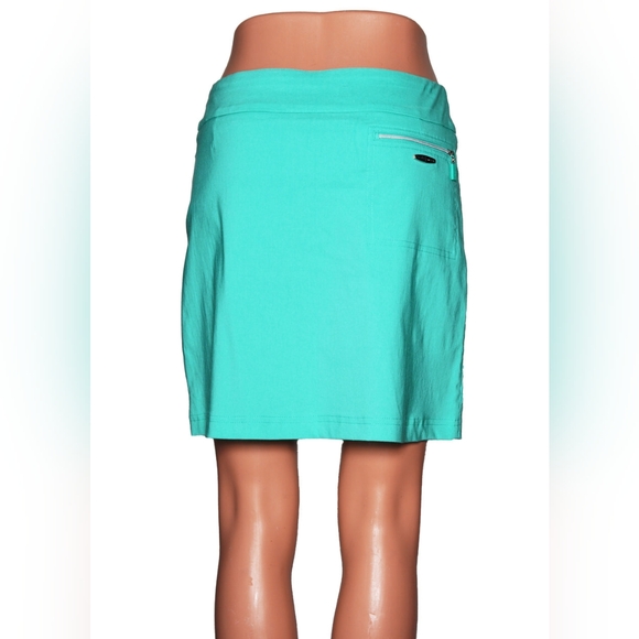 Jamie Sadock Pull-On Golf Skort - Aquamarine - Size 4. - Picture 4 of 7
